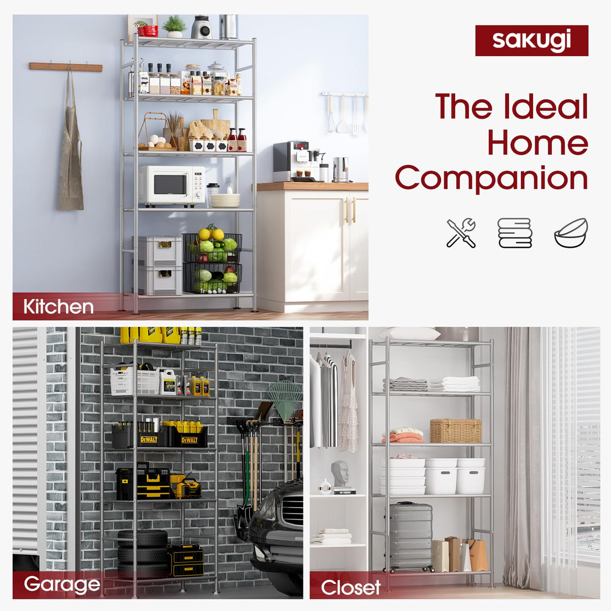 Storage Shelves (5 Count)