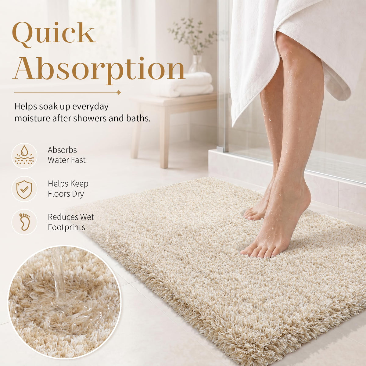 Bath Rugs for Bathroom 32X20