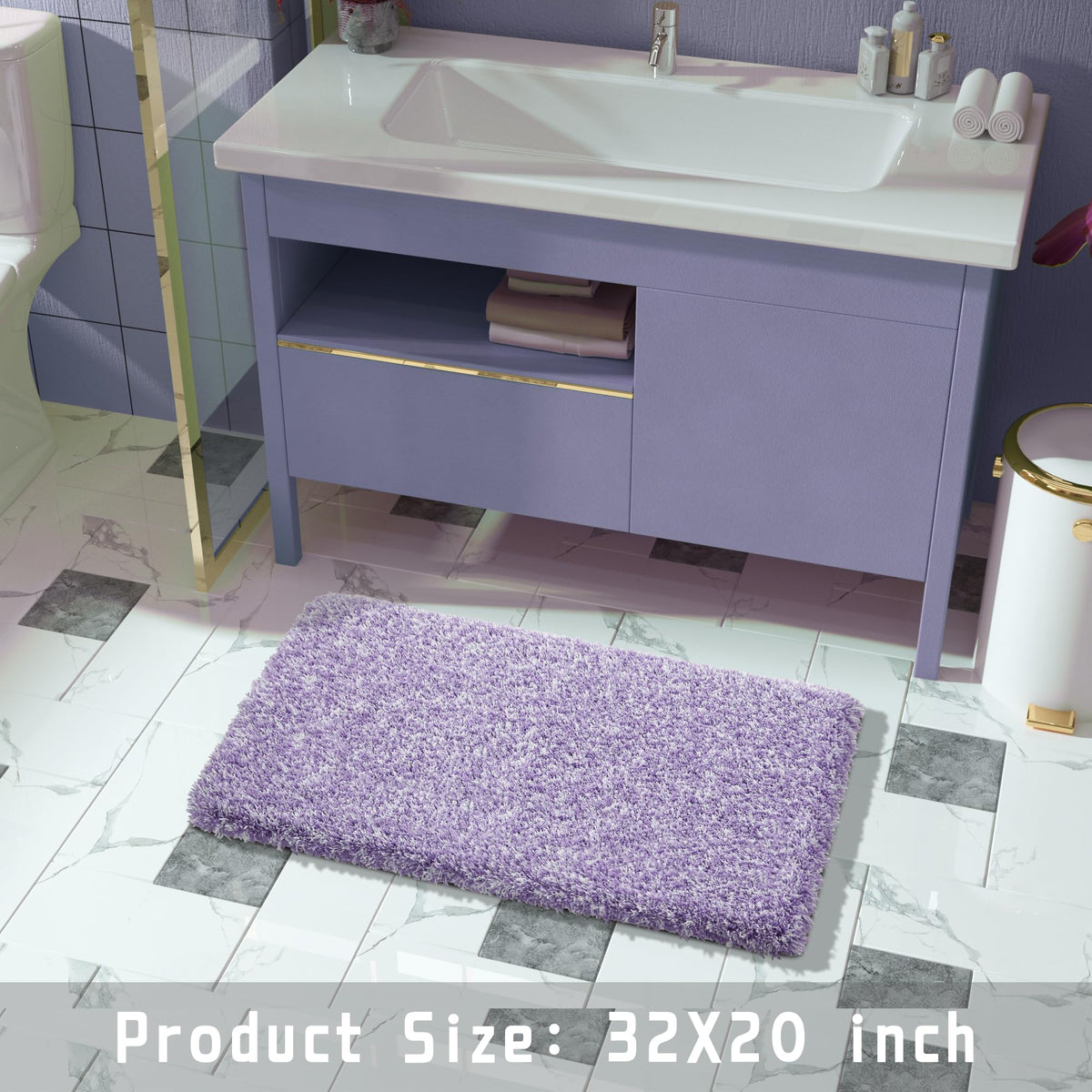 Bath Rugs for Bathroom 32X20