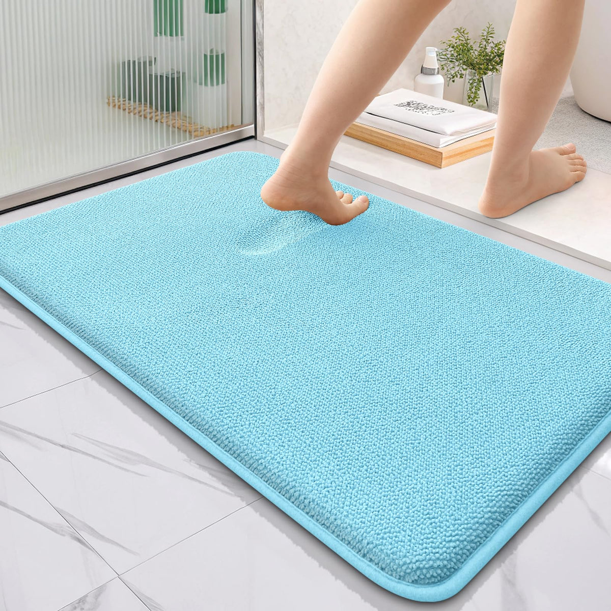 Thick Memory Foam Bathroom Rugs 36x24