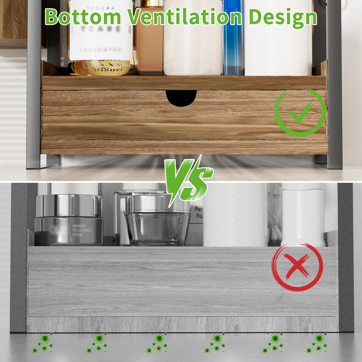 2 Tier Bathroom Counter Organizer