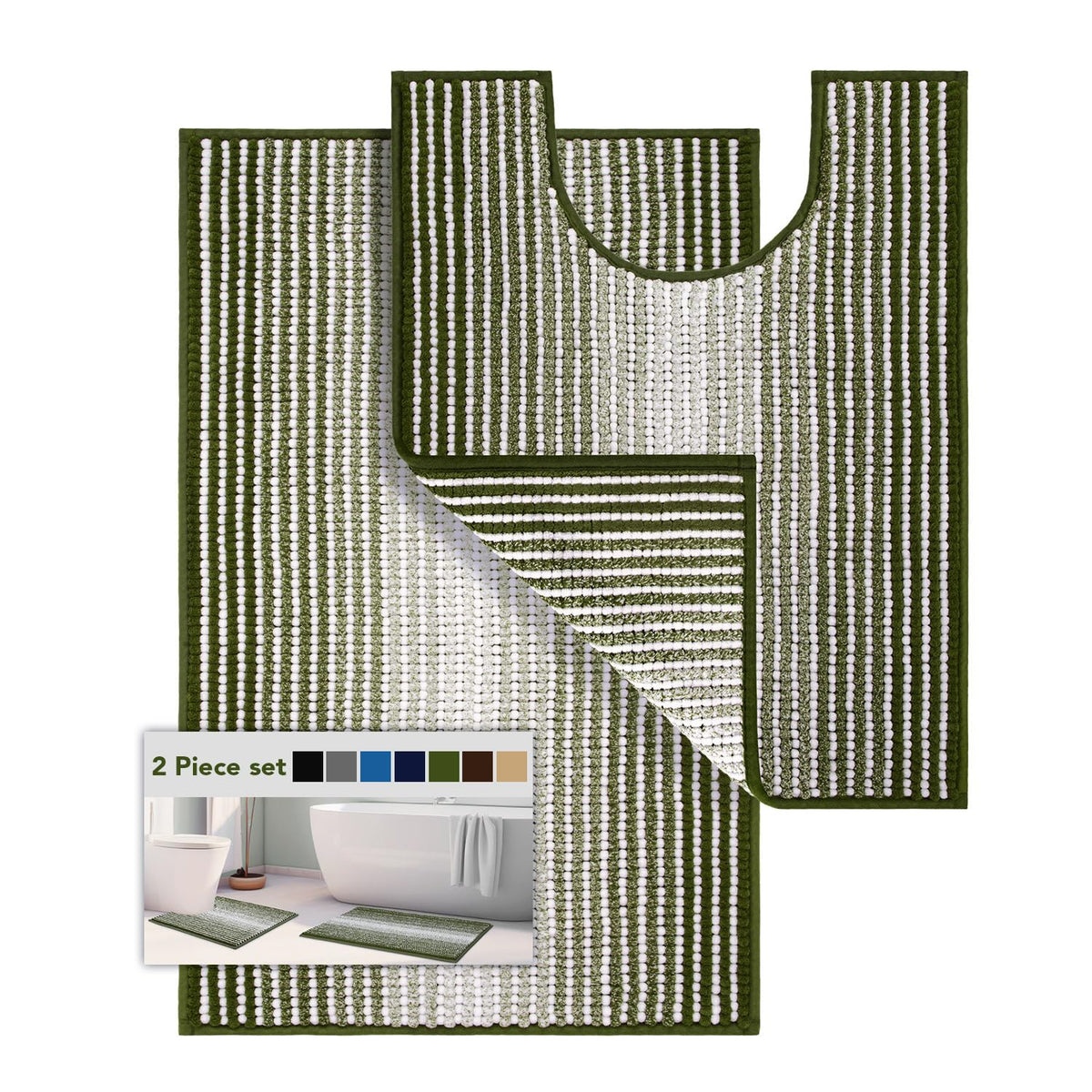 Bathroom Rugs Sets 2 Piece