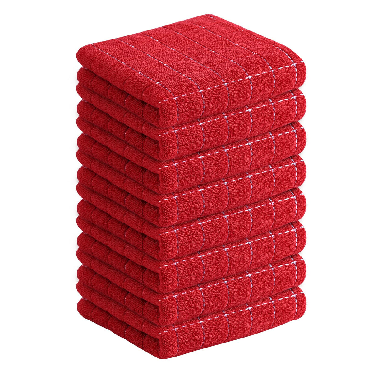 100% Cotton Terry Kitchen Towels (8 Count)