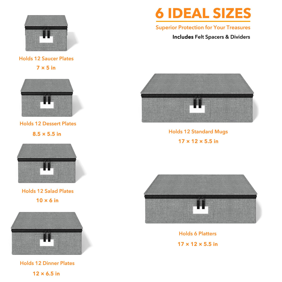 China Storage Containers 6 Pack