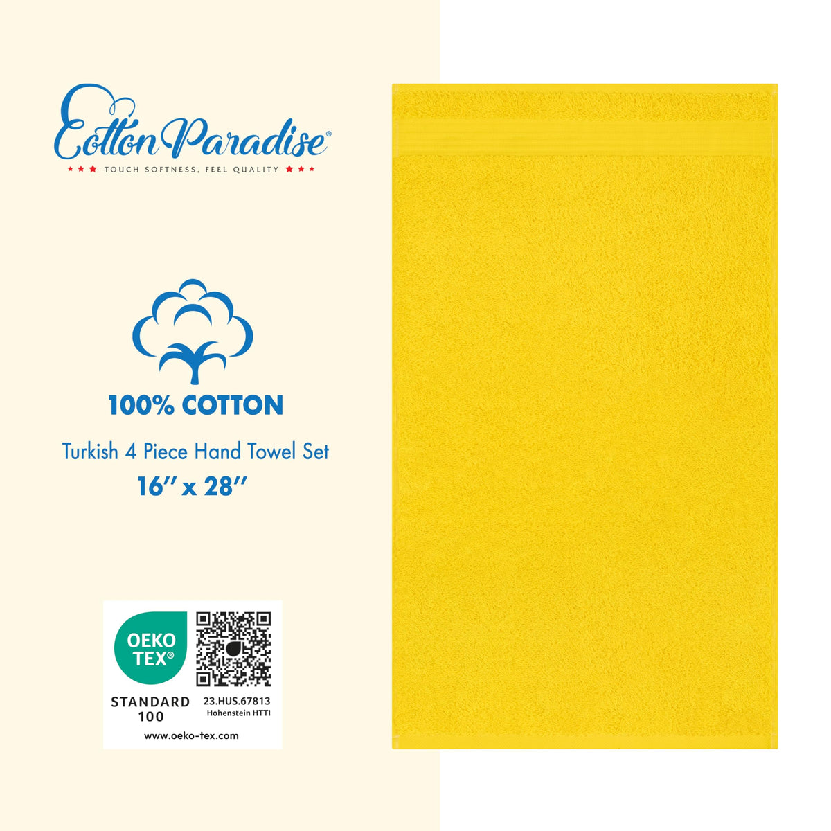 100% Cotton Turkish Towel Set (6 Count)