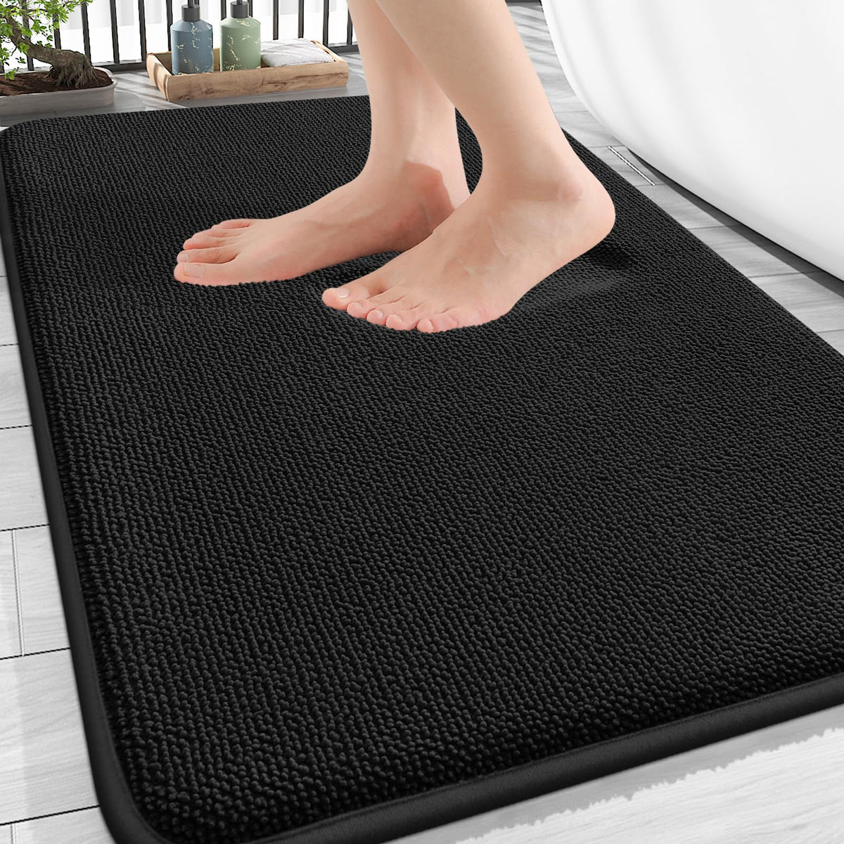 Thick Memory Foam Bathroom Rugs 32x20