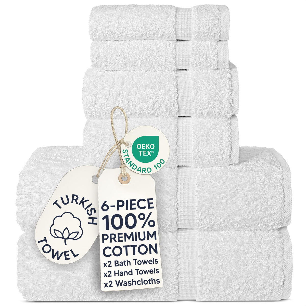 Luxury Spa and Hotel Quality Premium Turkish Cotton 6