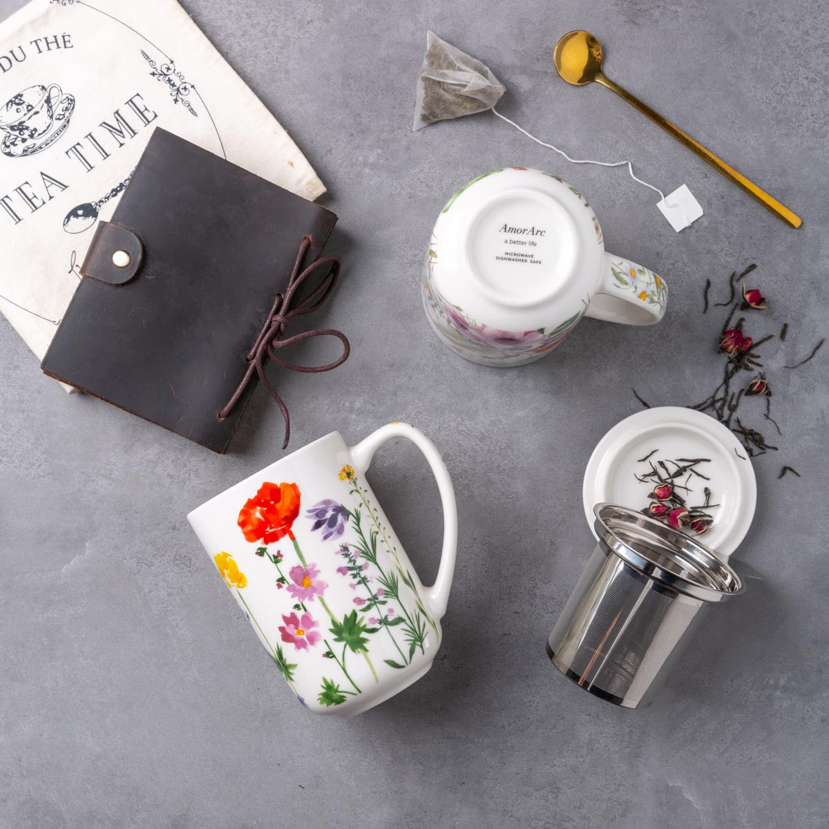 Tea Cup With Infuser and Lid