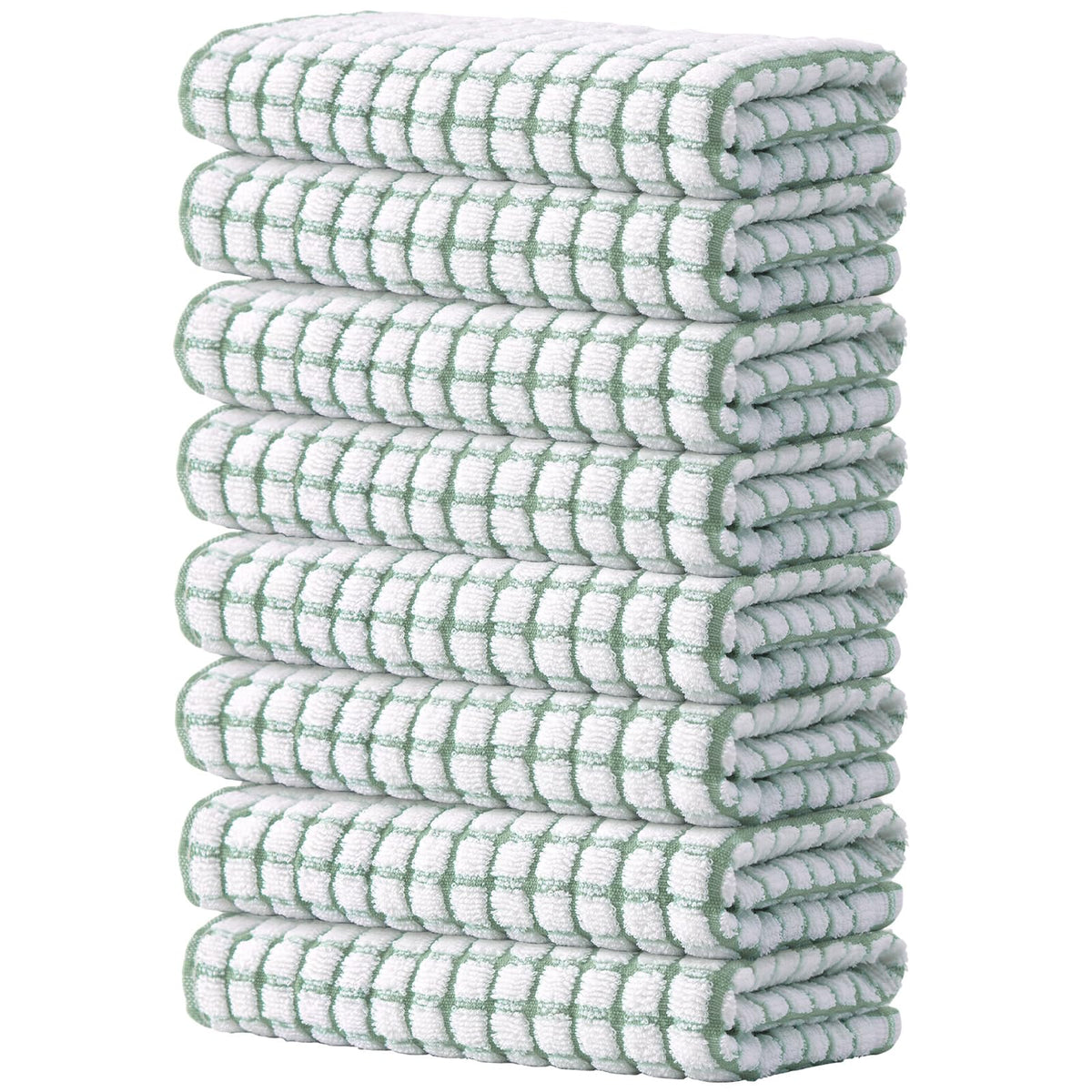 Cotton 8 Pack Terry Kitchen Towels (8 Count)