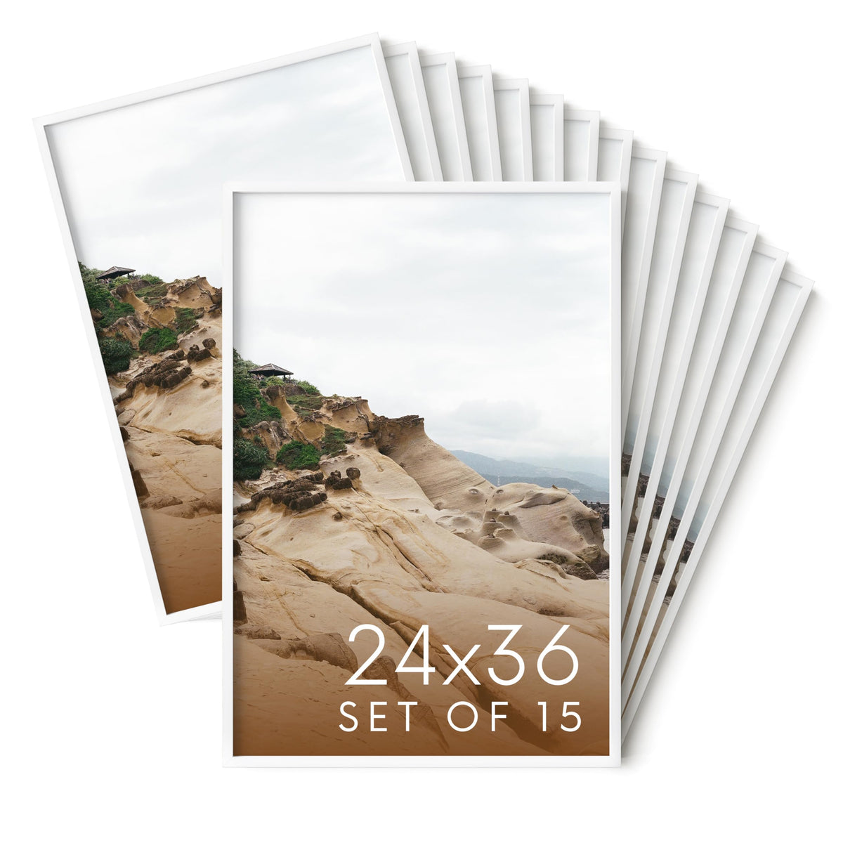 24x36 White Metal Picture Frames