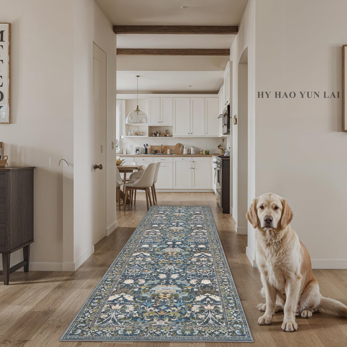 Hallway 3x10 Washable Runner Rug (30 Sq Ft)