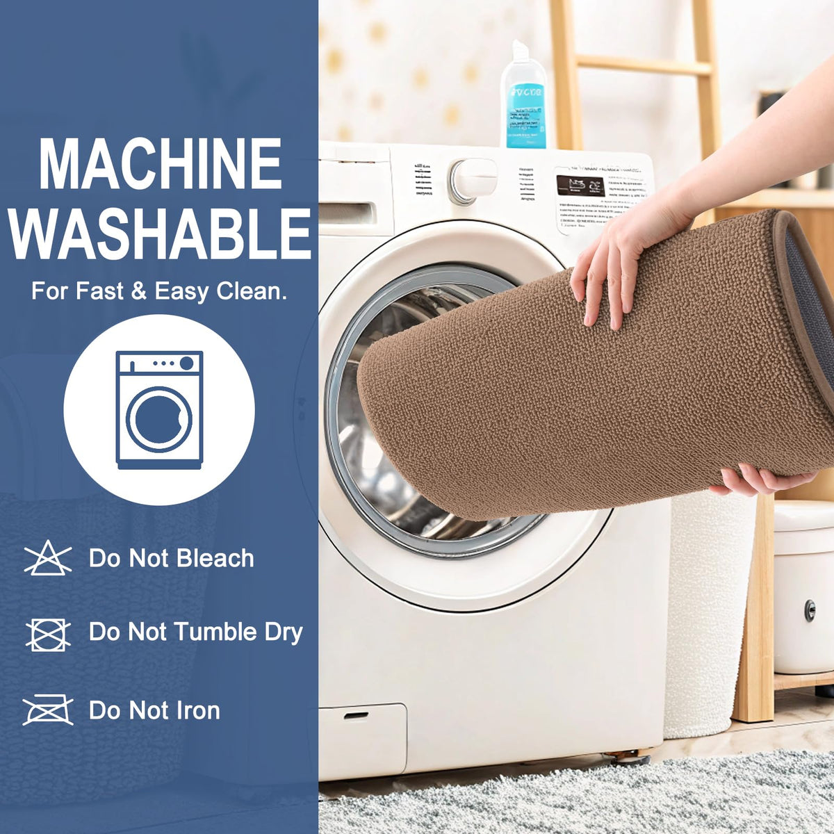 Memory Foam Small Bathroom Rugs 24x16