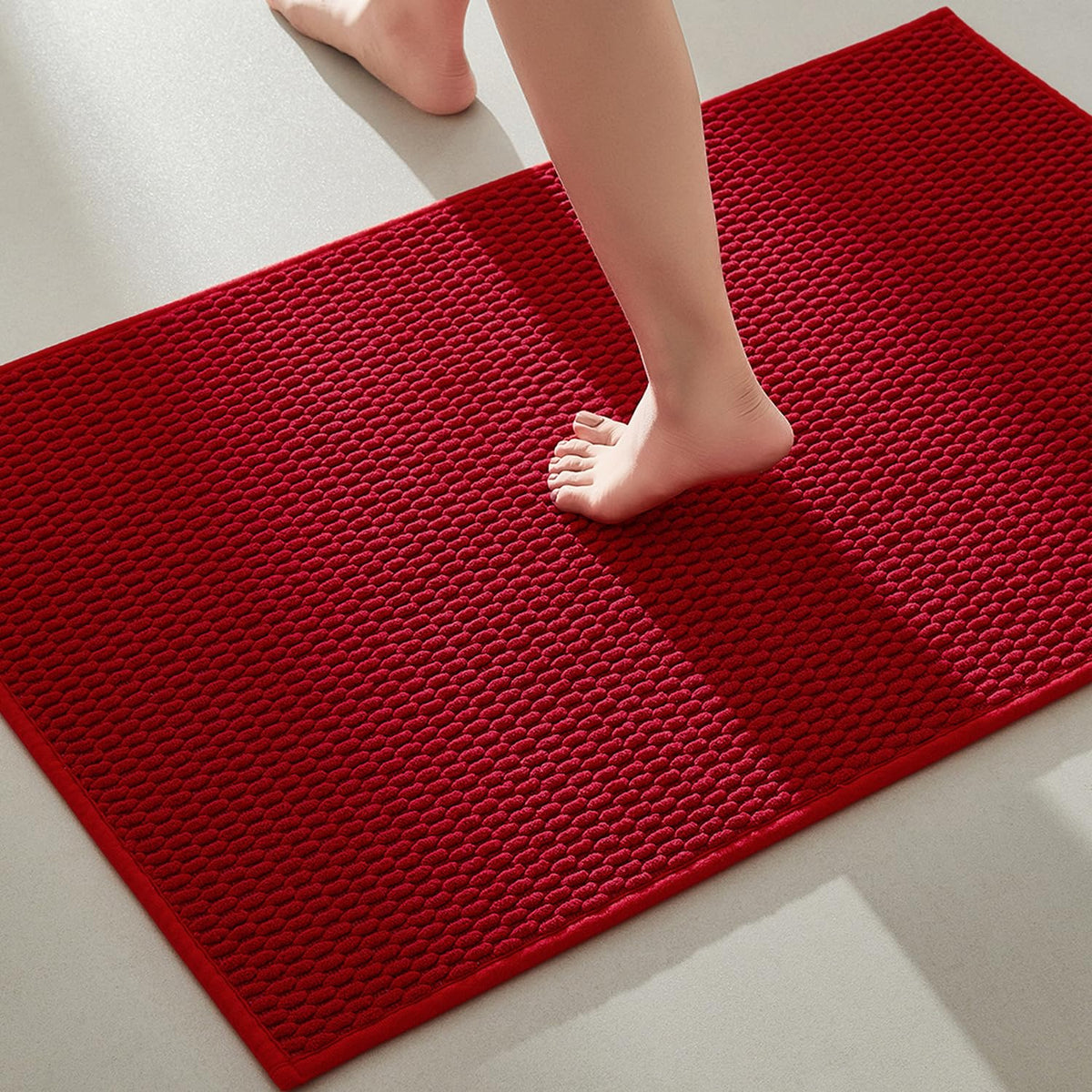 Christmas Bathroom Rugs Non Slip Washable (24 Sq Ft)