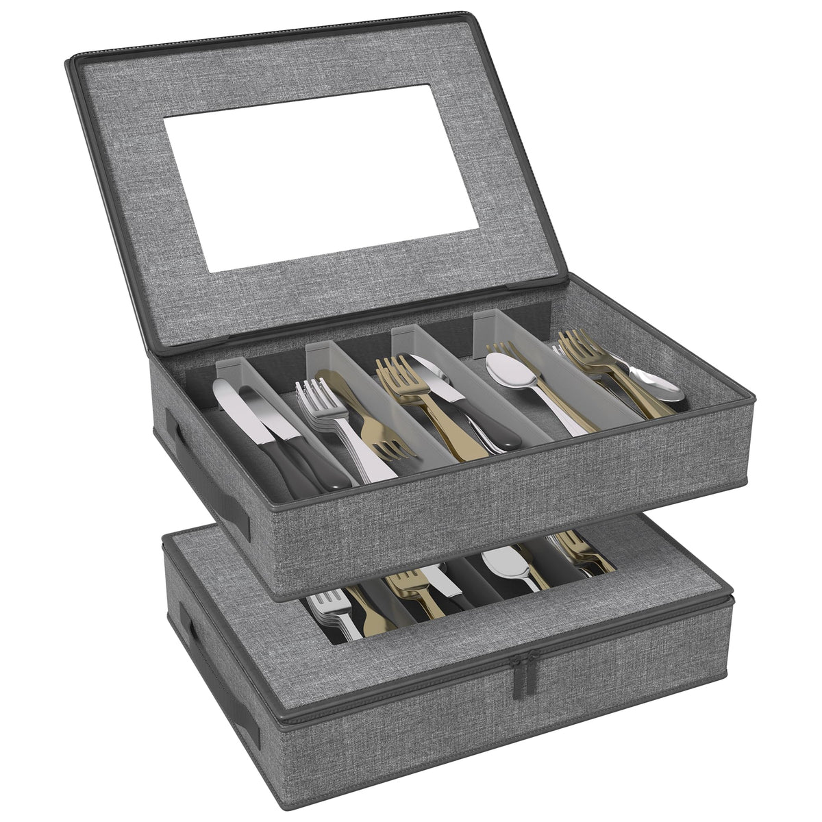 2 Pack Silverware Storage Box (2 Count)