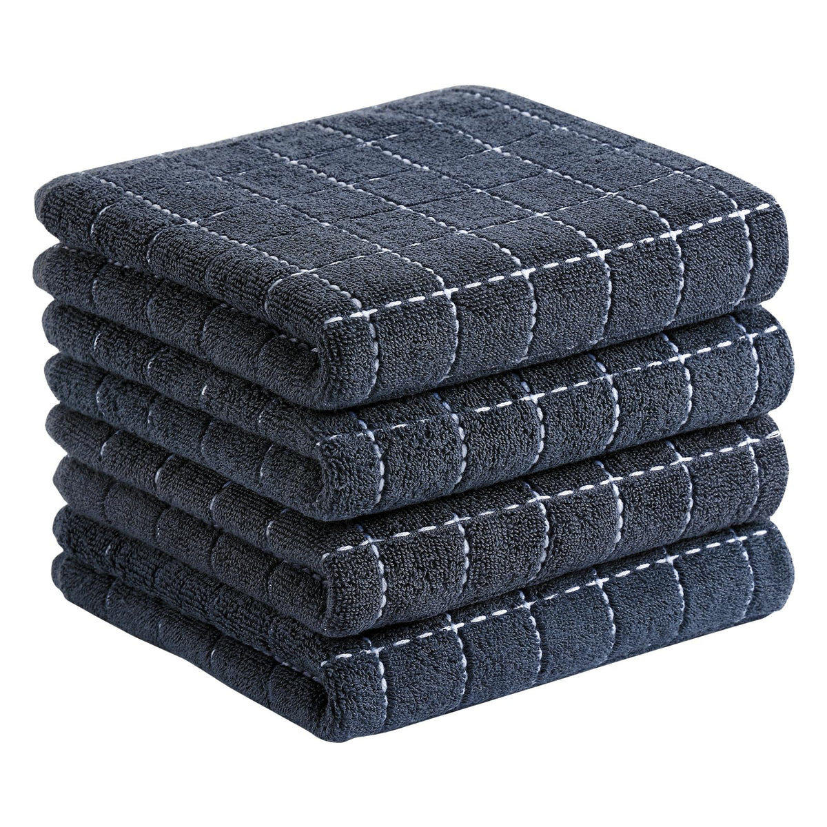 100% Cotton Terry Kitchen Towels (4 Count)