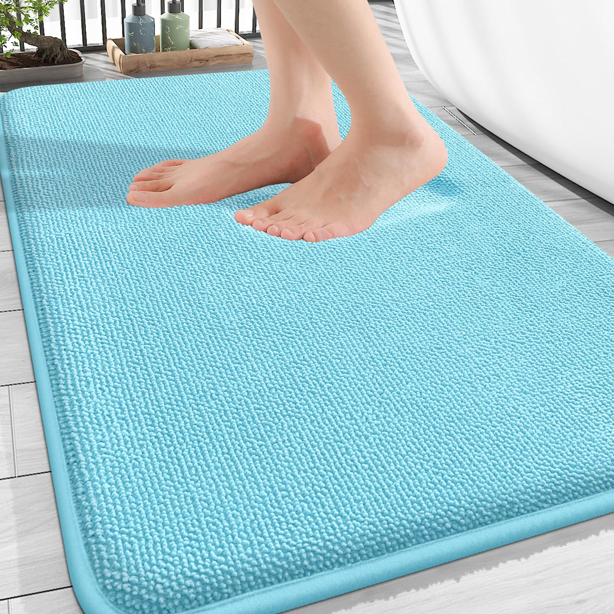 Thick Memory Foam Bathroom Rugs 30x20