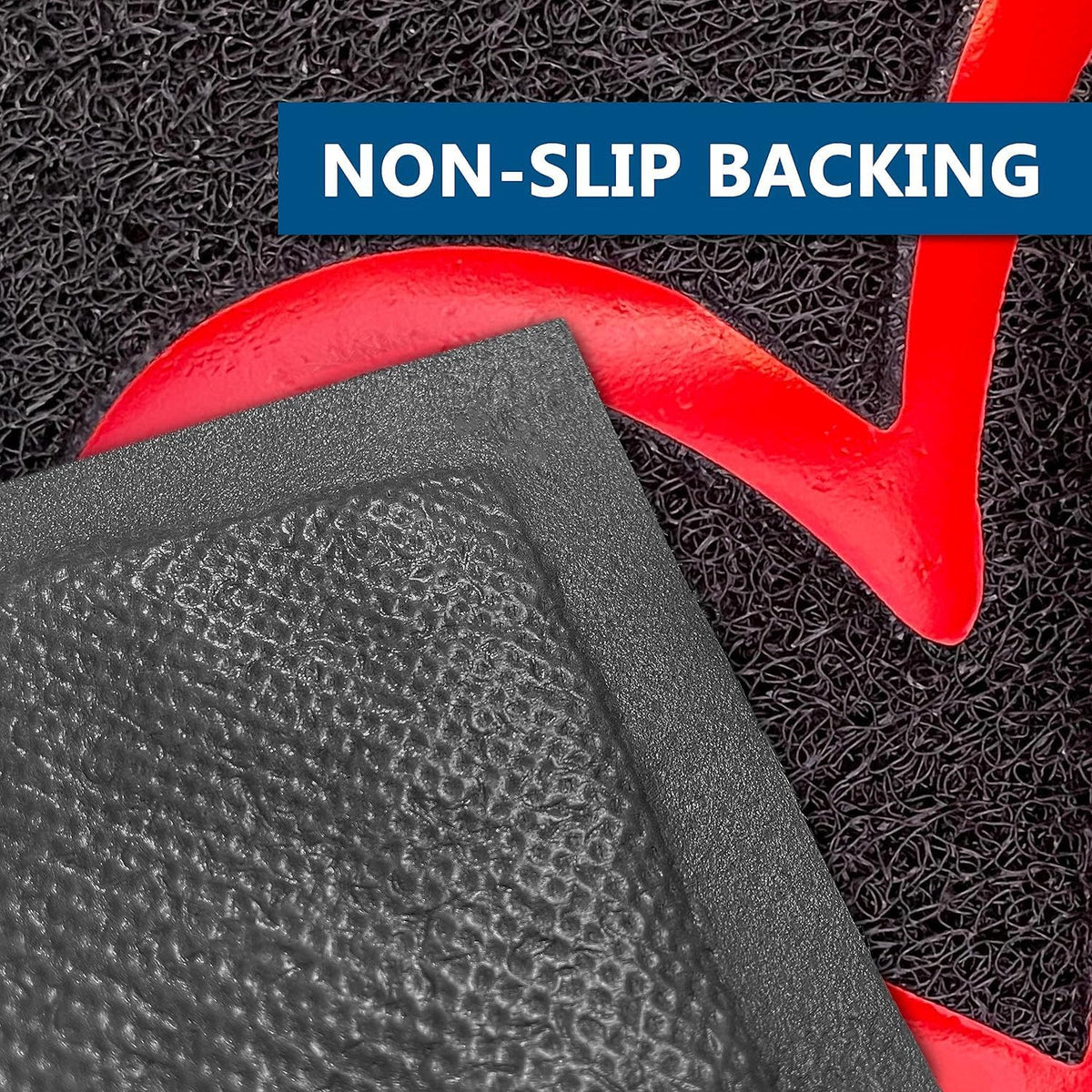 Door Mat 3 Pack Outside Inside Home Doormat 30"x17.5" Durable Floor Mat Non Slip Rug Ultra Absorb Mud Easy Clean Front Doormat for Garage (1575 Count)
