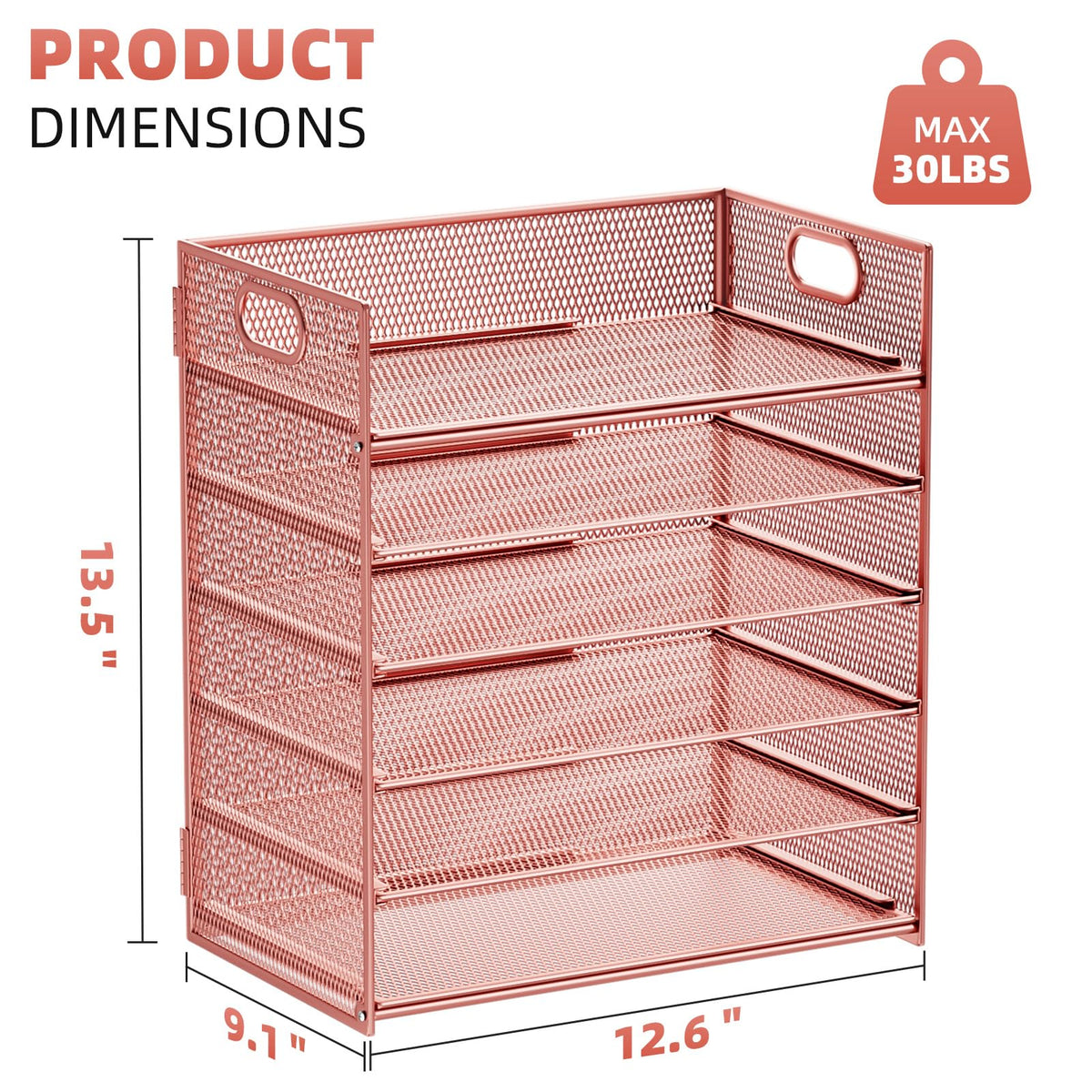 6 Tier Paper Organizer Letter Tray