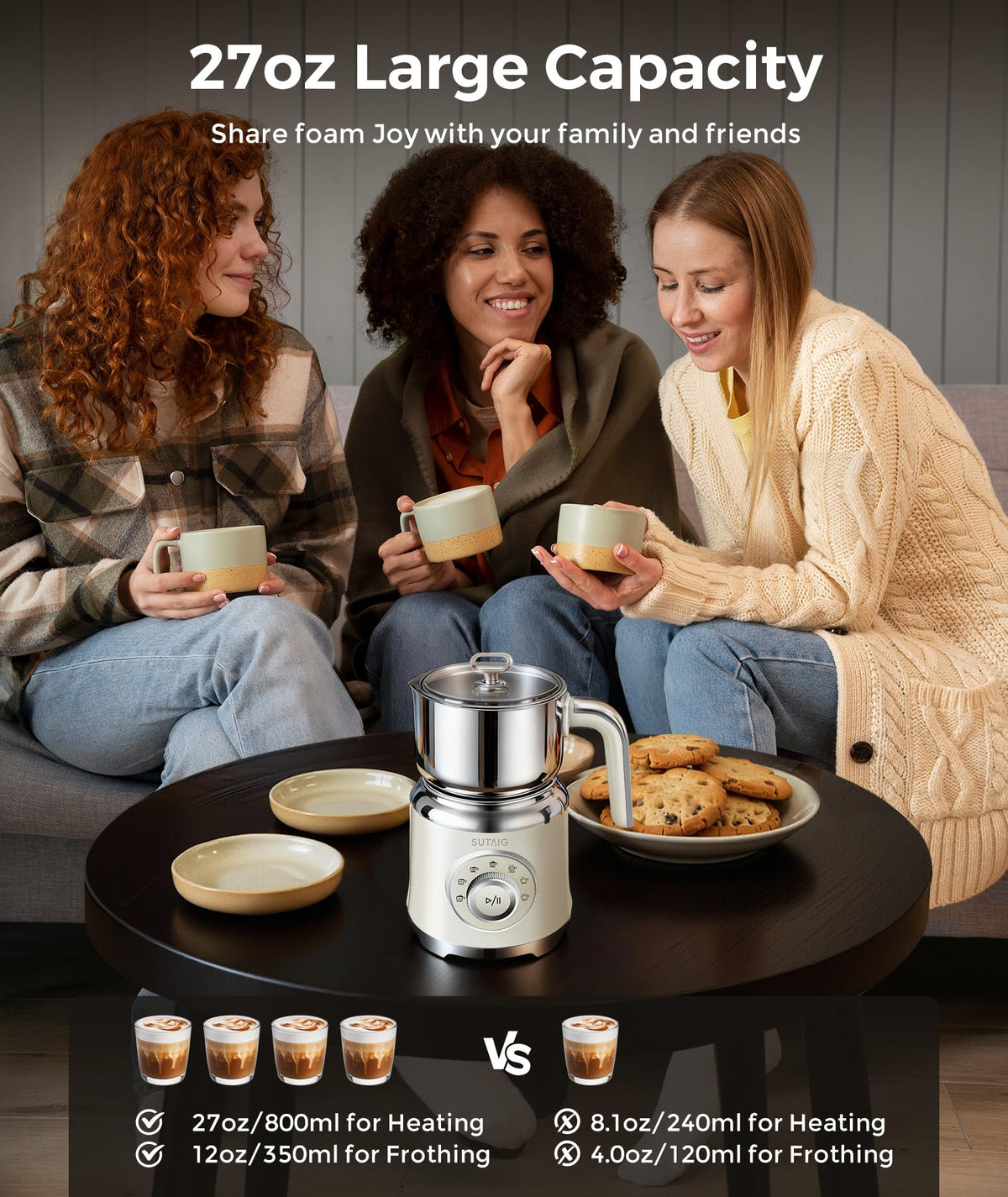 Milk Frother 27oz All