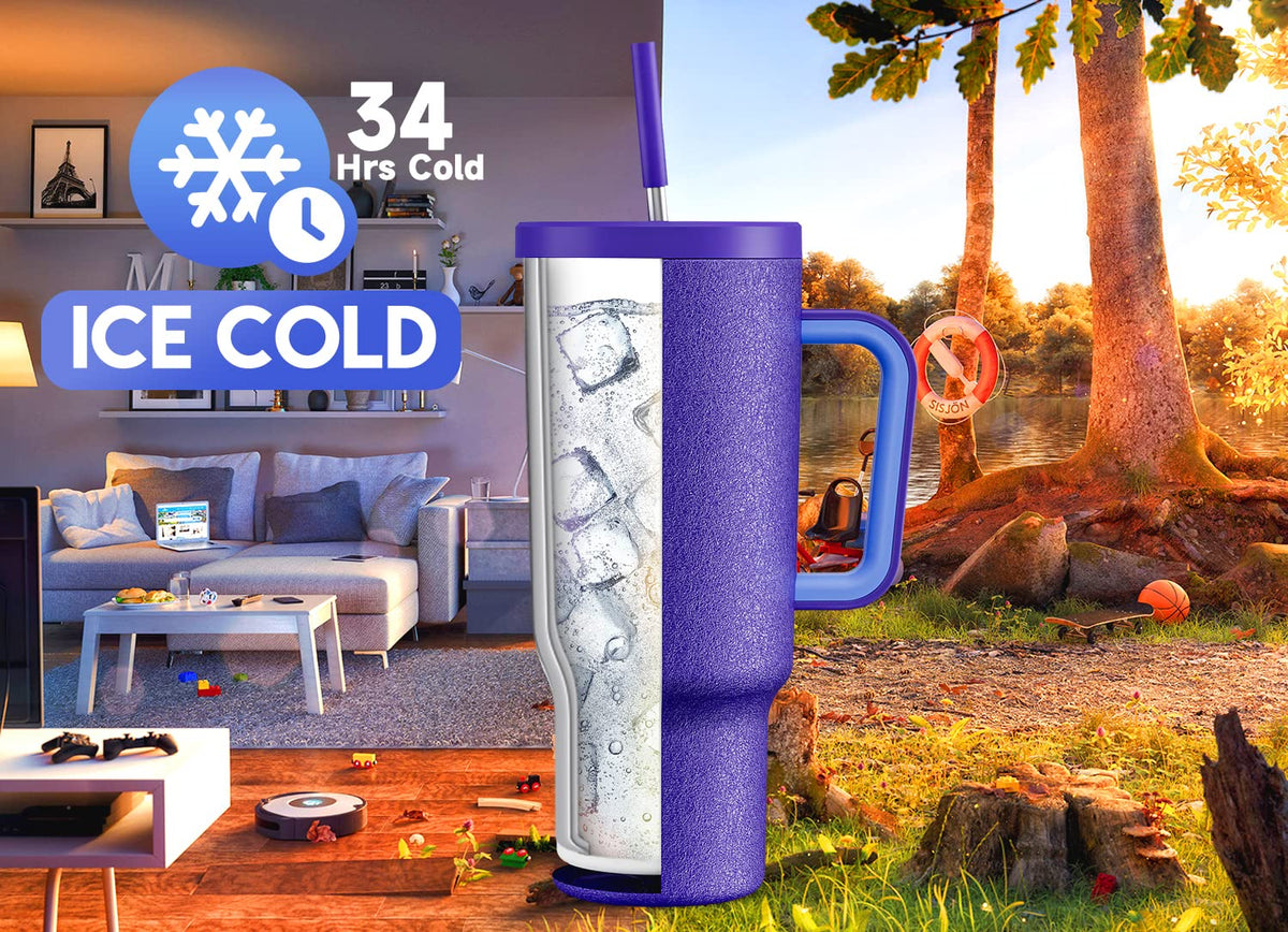 40oz Tumbler with Handle