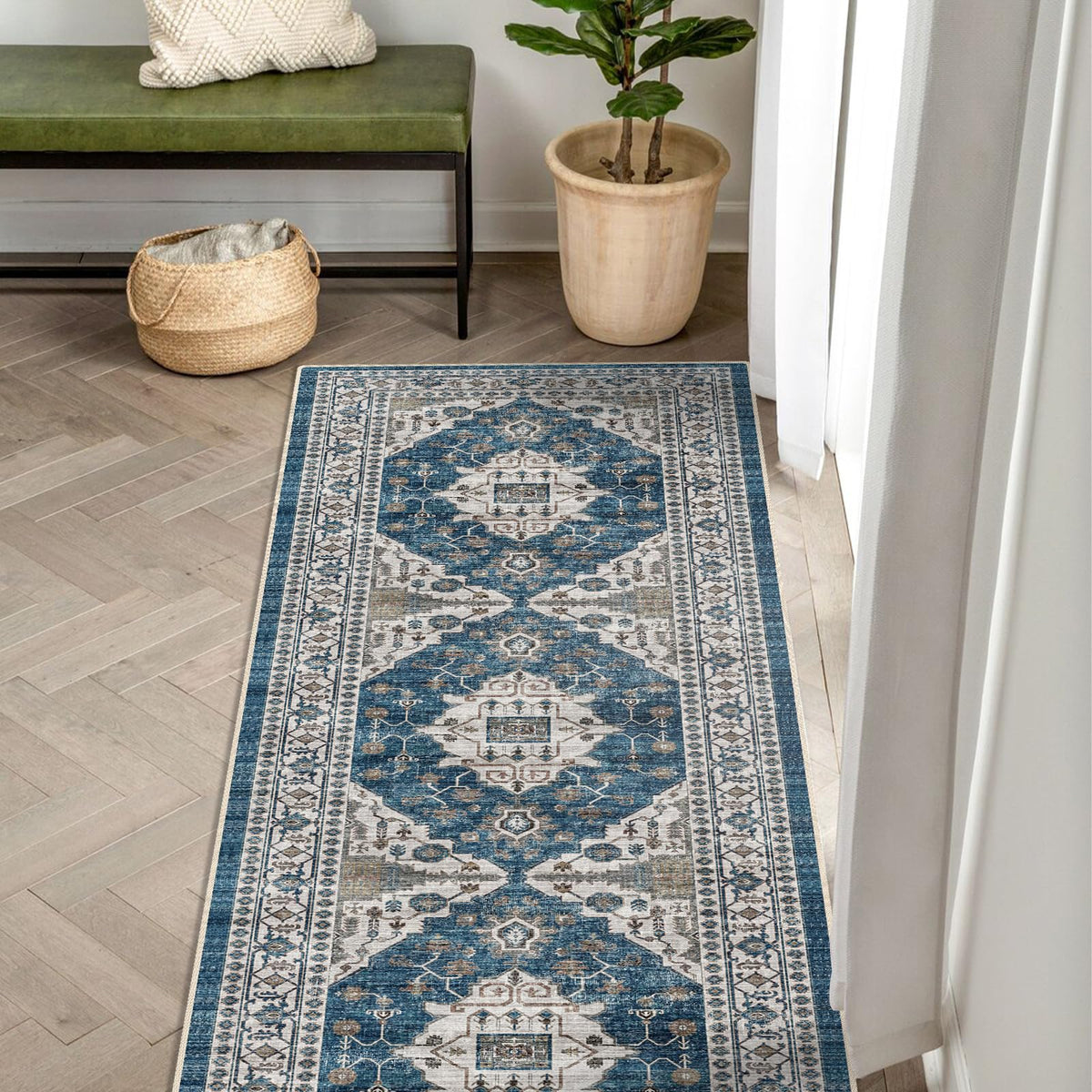 2x5 Washable Hallway Runner Rug