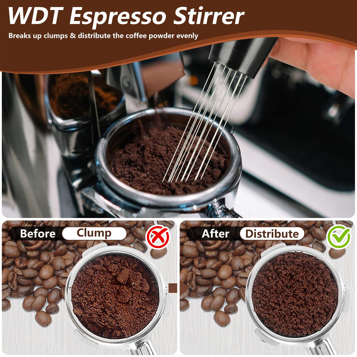 7 PCS Espresso Accessories