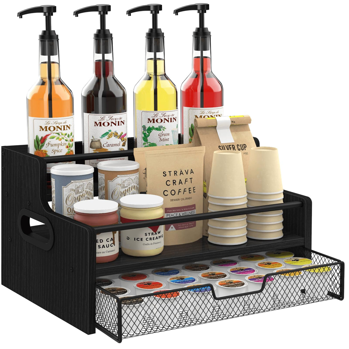 3 Tier Coffee Bar Organizer