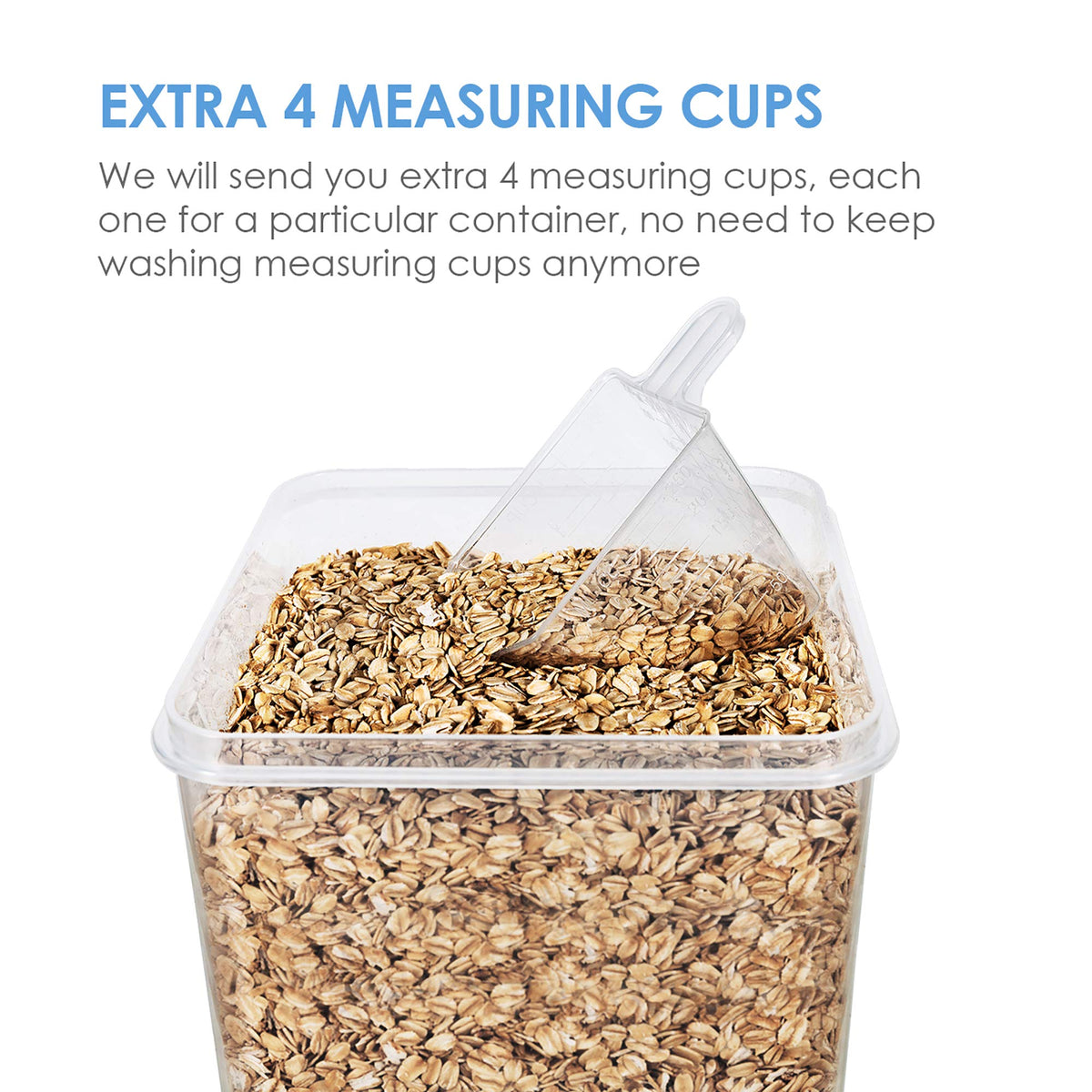 2.5L 84.5oz Food Storage Containers (4 Count)