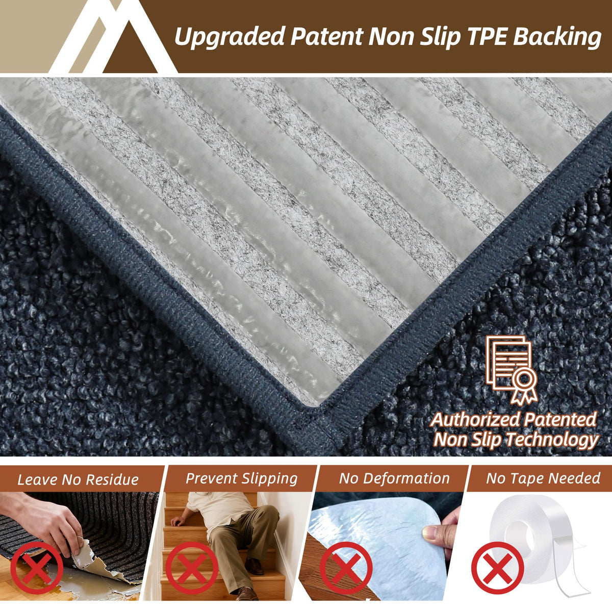 Stair Landing Rugs Non (9 Sq Ft)