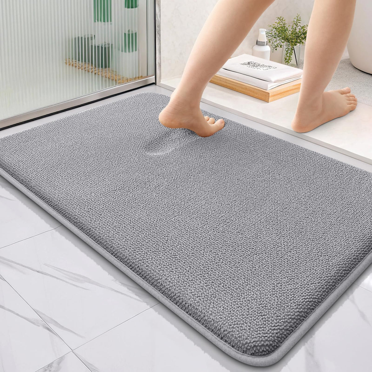Thick Memory Foam Bathroom Rugs 35x24