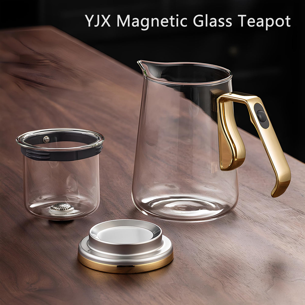 Magnetic Glass Teapot