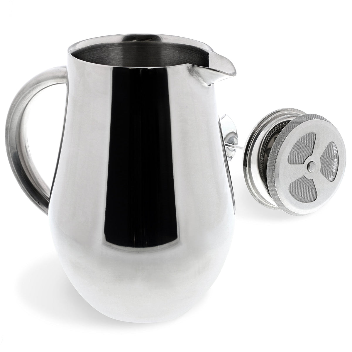Non Toxic Insulated Stainless Steel French Press Coffee Maker 34oz