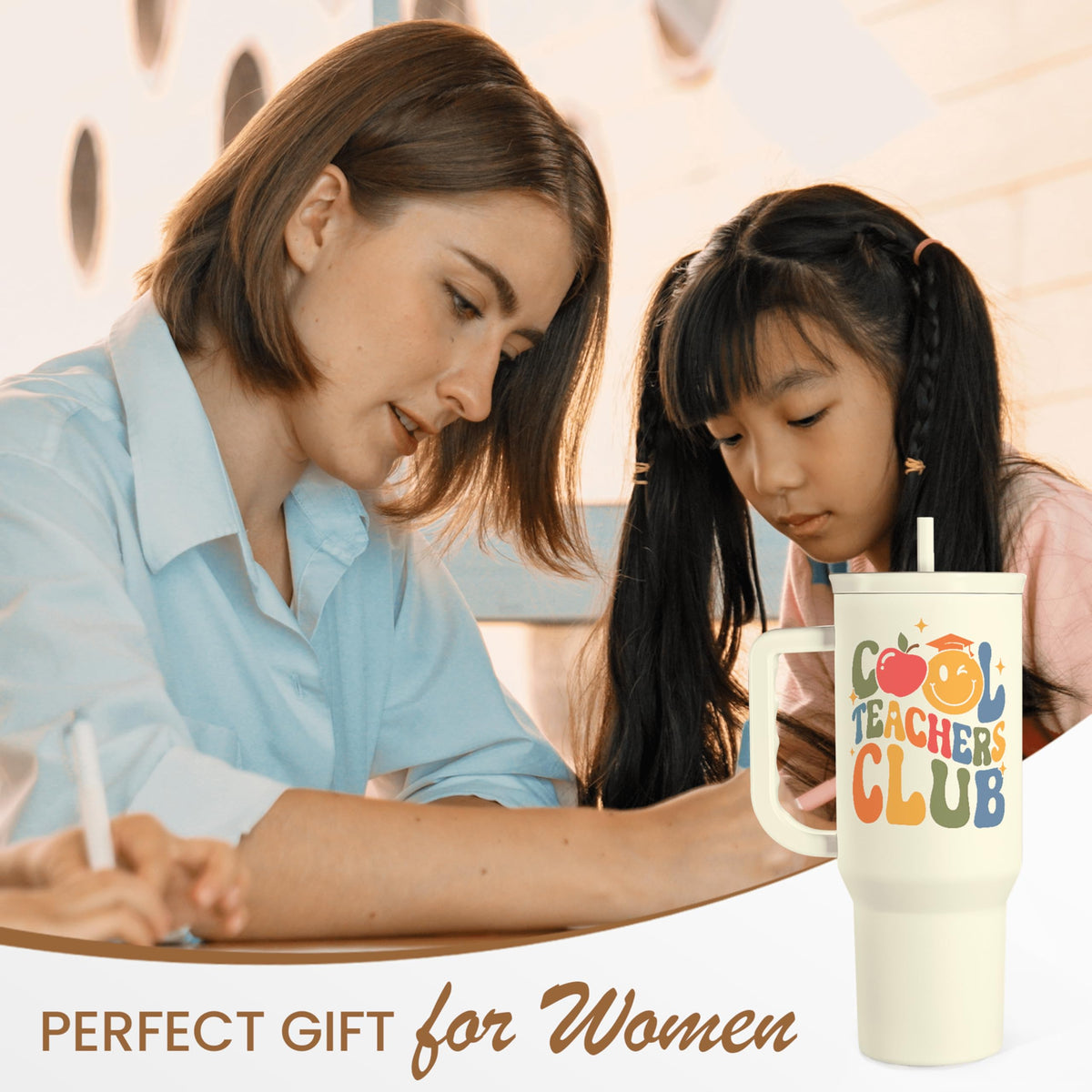 Cool Teacher Club Tumbler 40oz