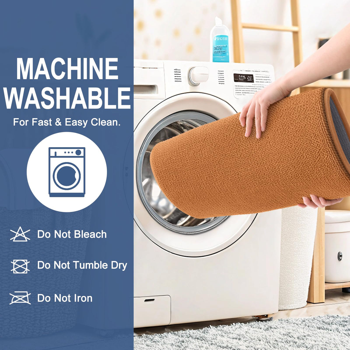 Memory Foam Bathroom Runner Rug 44x24