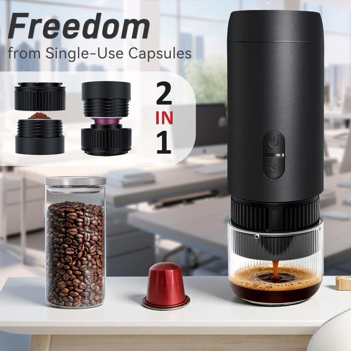 Portable Electric Espresso Machine