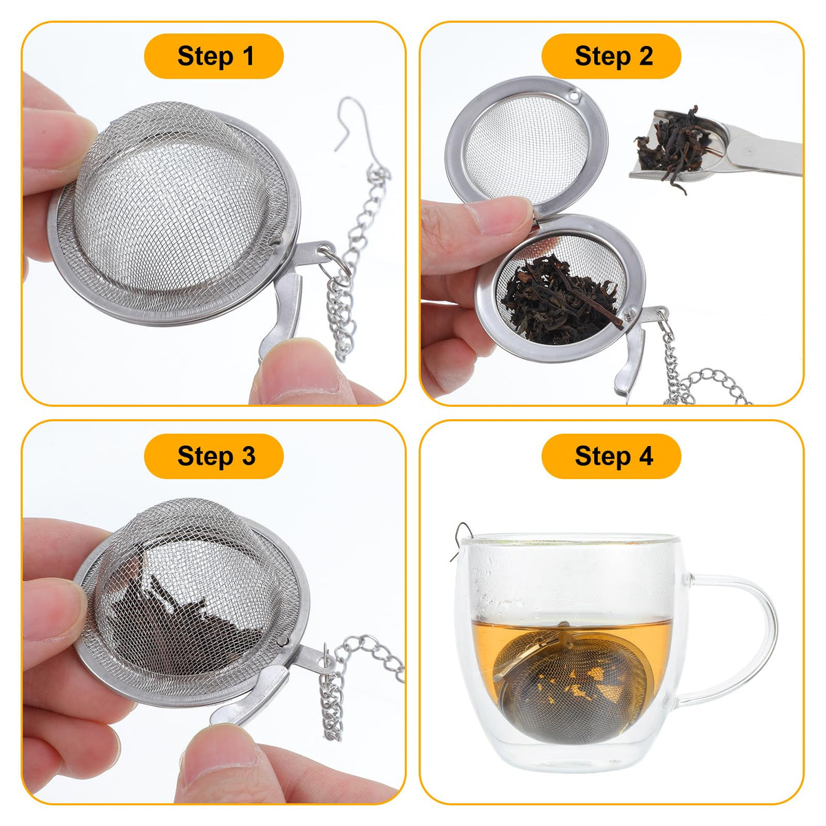 24 Pcs Loose Leaf Tea Infuser (24 Count)