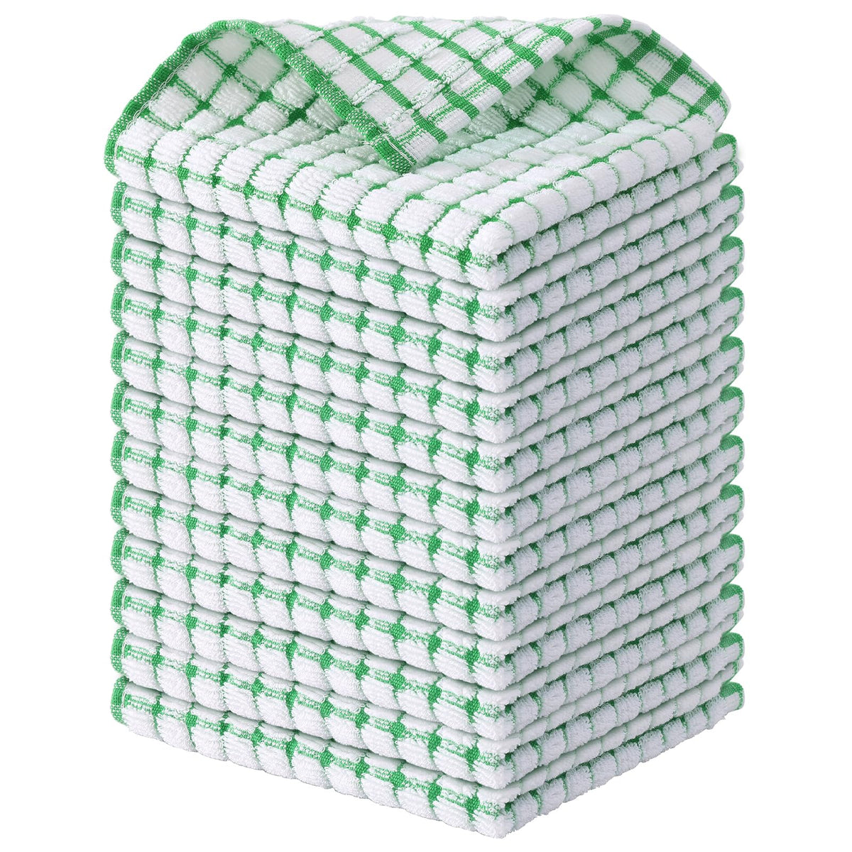 Cotton 12 Pack Terry Kitchen Dish Cloths (12 Count)