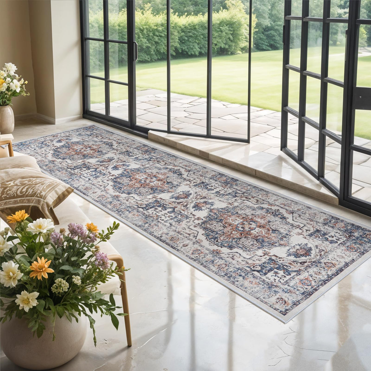 Hallway Washable Runner Rug