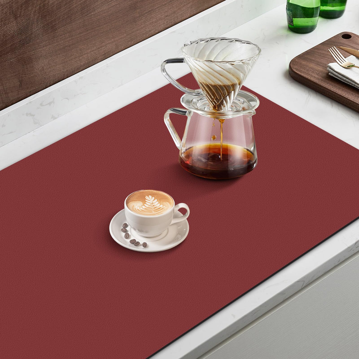 Coffee Mat Super Absorbent Dish Drying Mat Coffee Bar Mat 16"x 24"