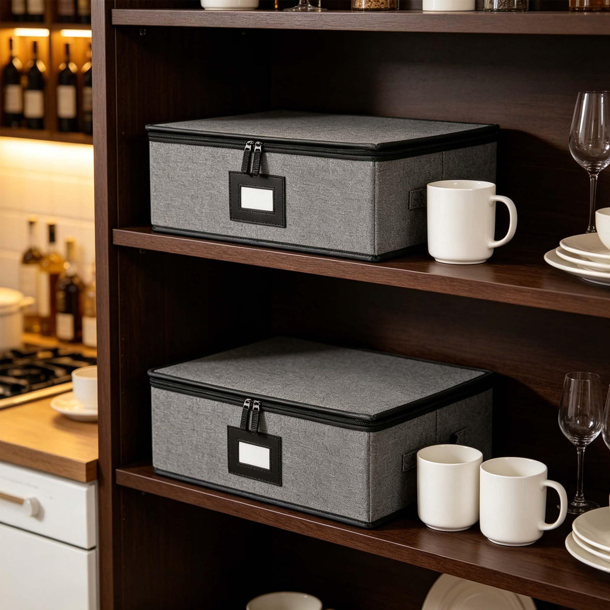 Cup Mug Storage Box (2 Count)