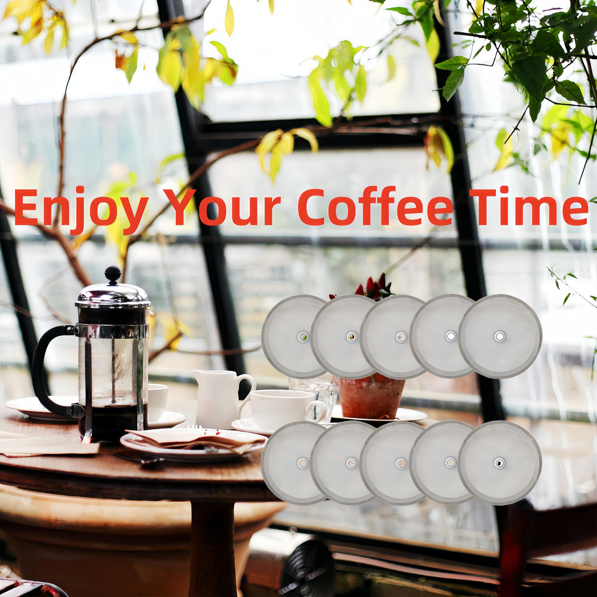 10pcs french press filter screen