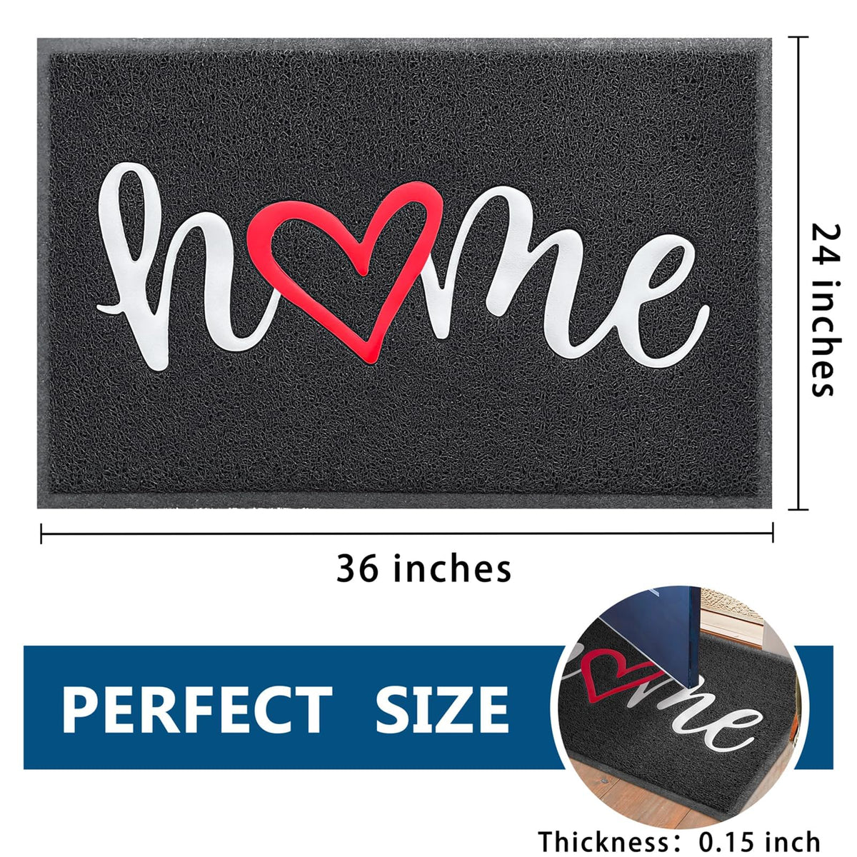 Door Mat Outside Inside Home Doormat (6 Sq Ft)