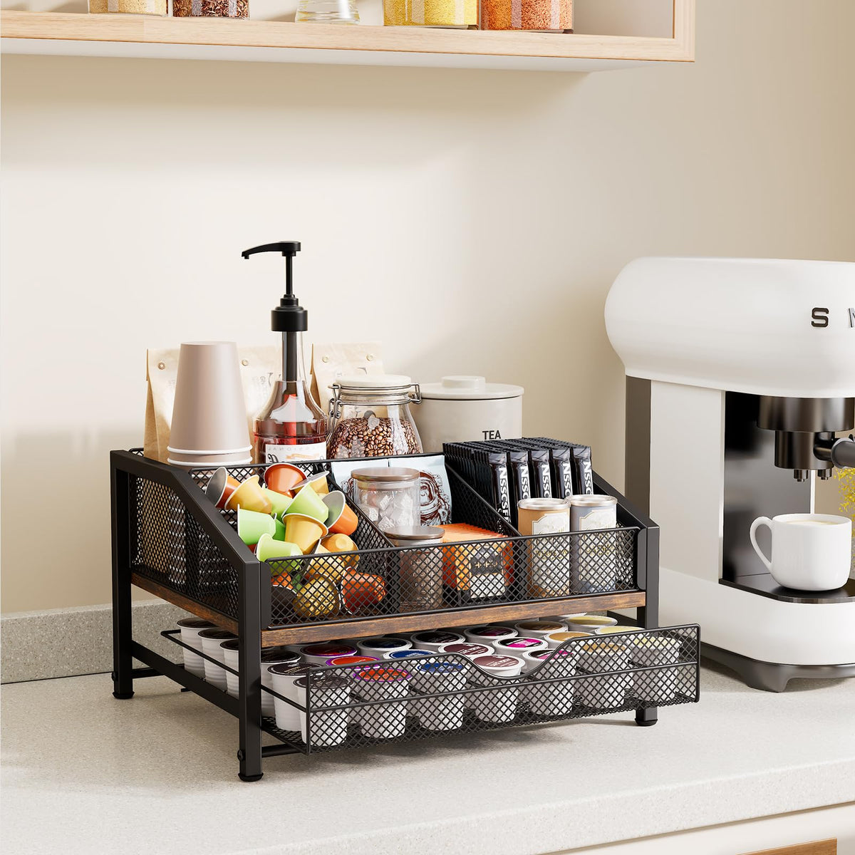 Coffee Bar Organizer