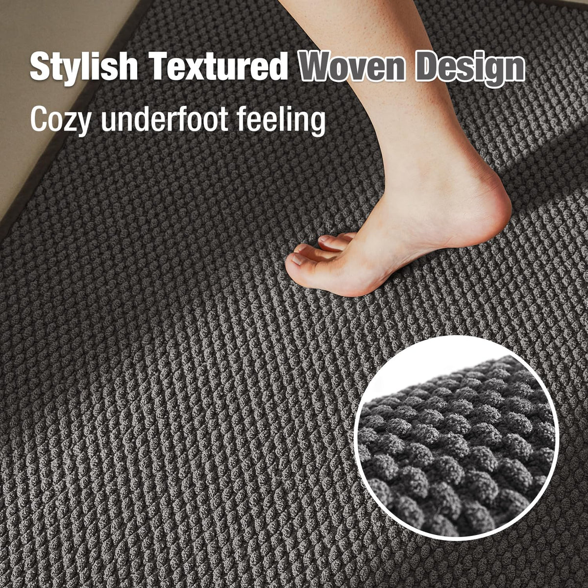 Bathroom Rugs Non Slip Washable