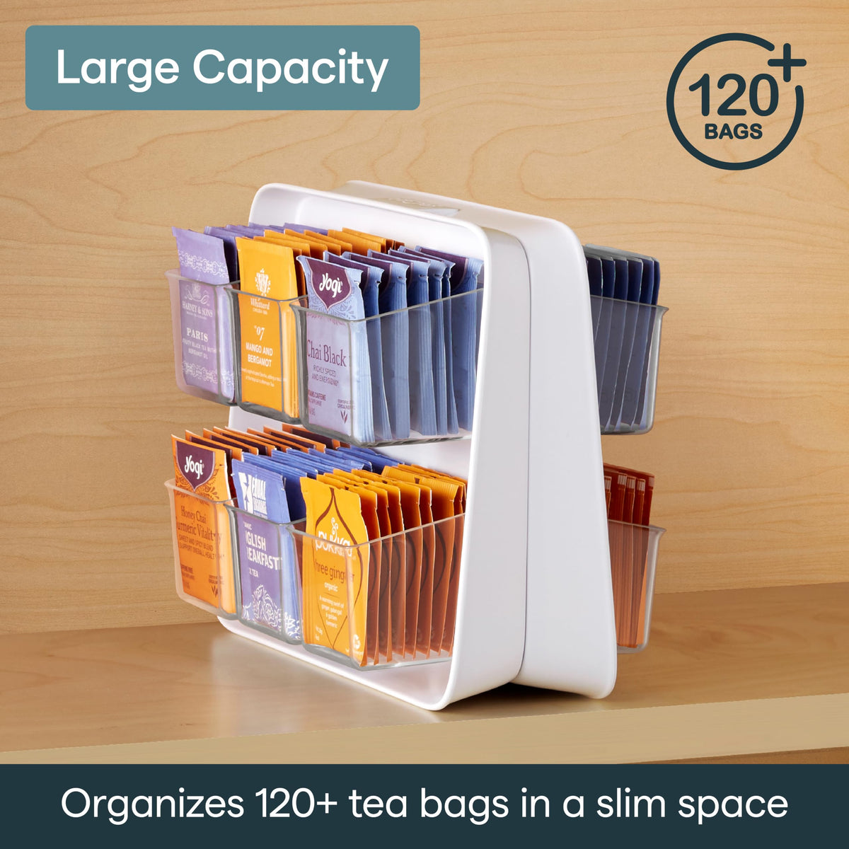 TeaStand 120 Tea Bag Organizer