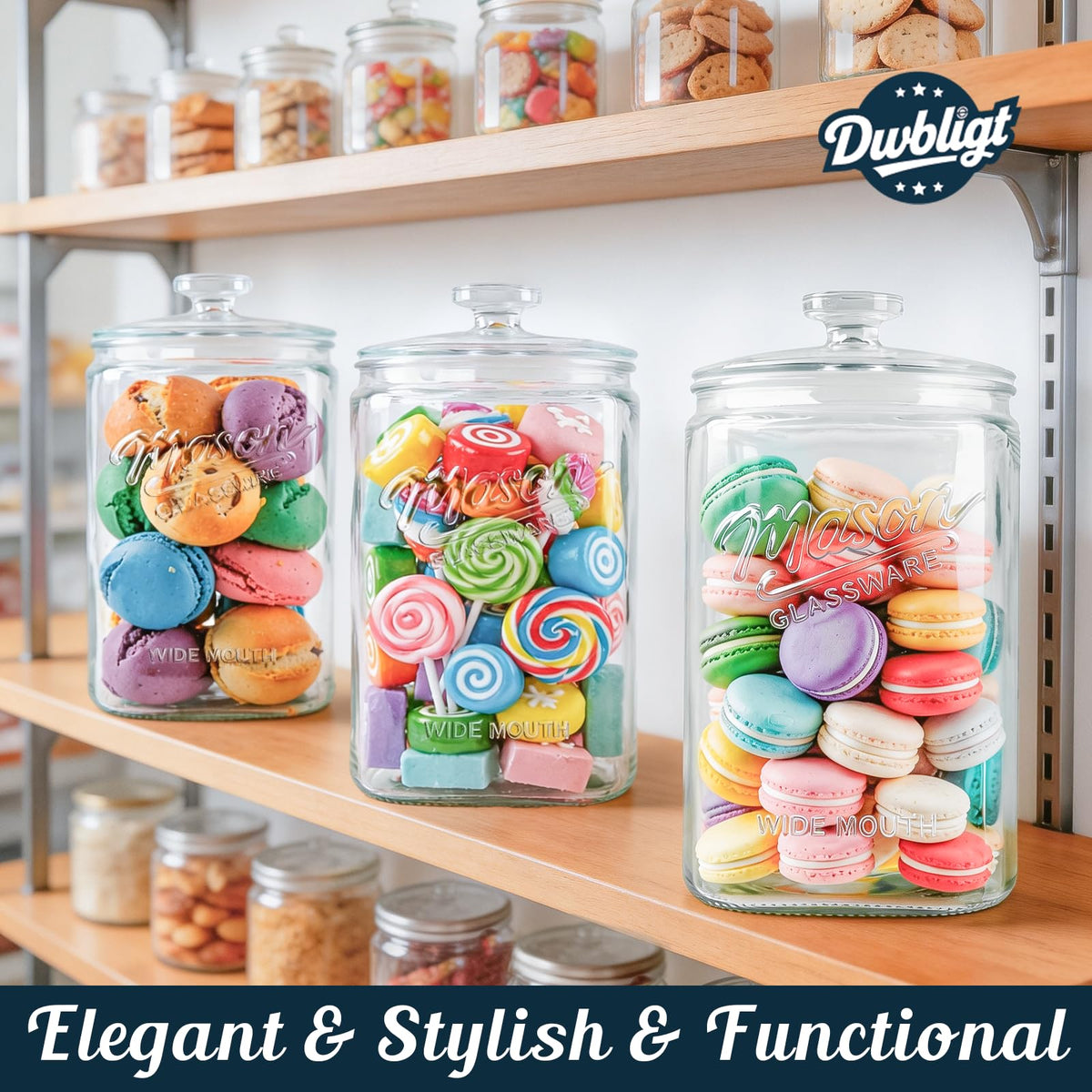 1.5 Gallon Glass Cookie Jar