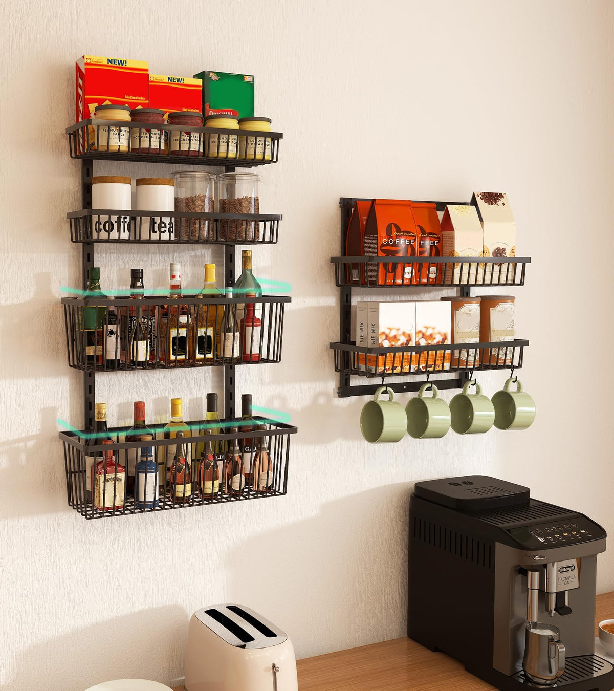 Over The Door Pantry Organizer (6 Count)