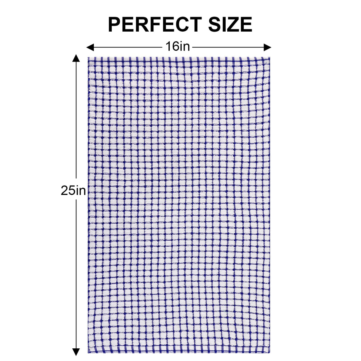 Cotton 6 Pack Terry Kitchen Towels (6 Count)