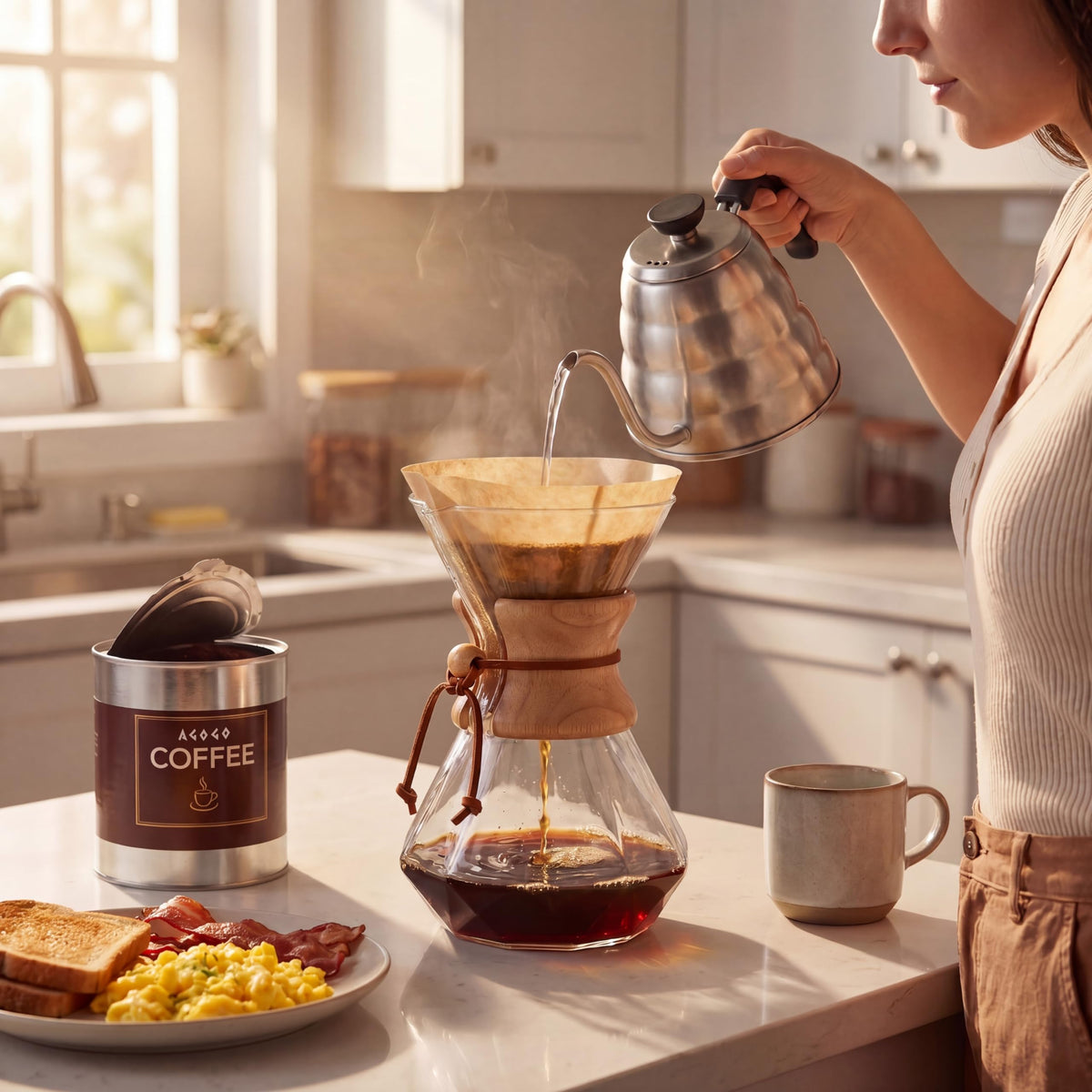 Pour Over Coffee Maker Set