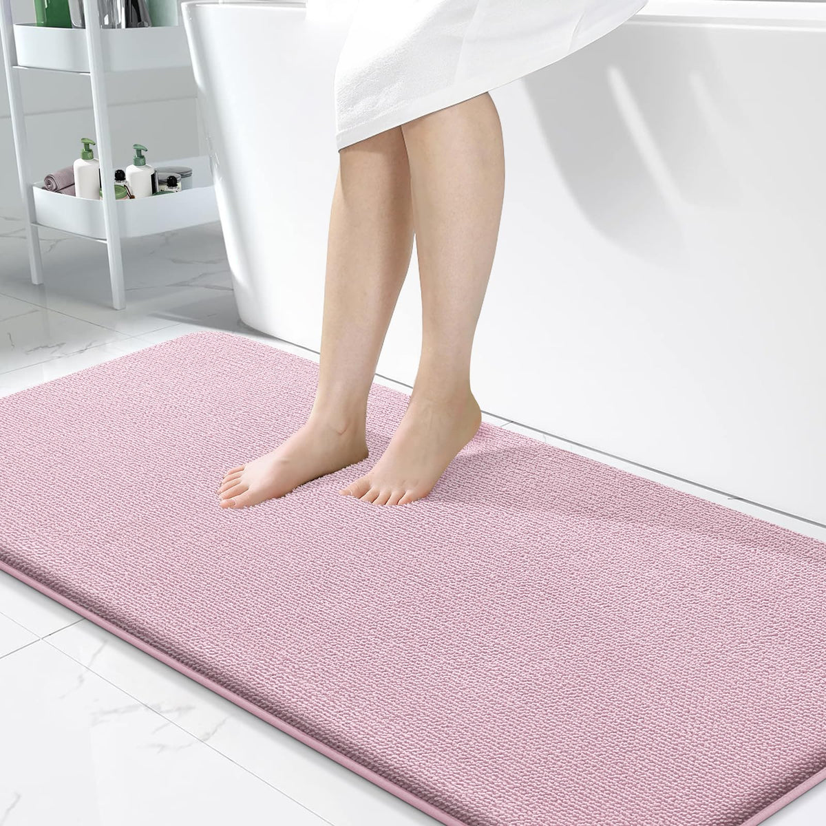 Memory Foam Bathroom Runner Rugs 47x24